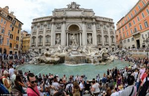 Spectacular View of the Trevi Fountain
